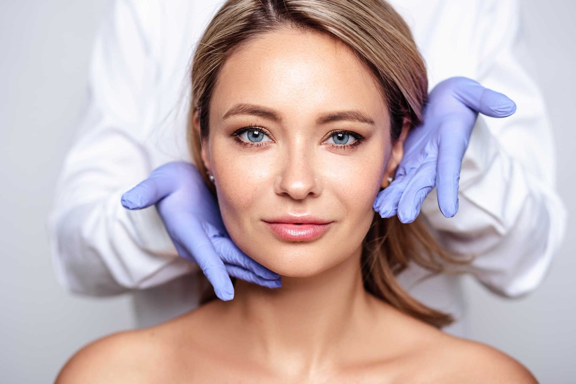 Woman with doctor